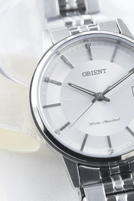 Orient,Other 32mm,32mm,Stainless Steel,White,Quartz,Day,Sapphire,FUNG7003W
