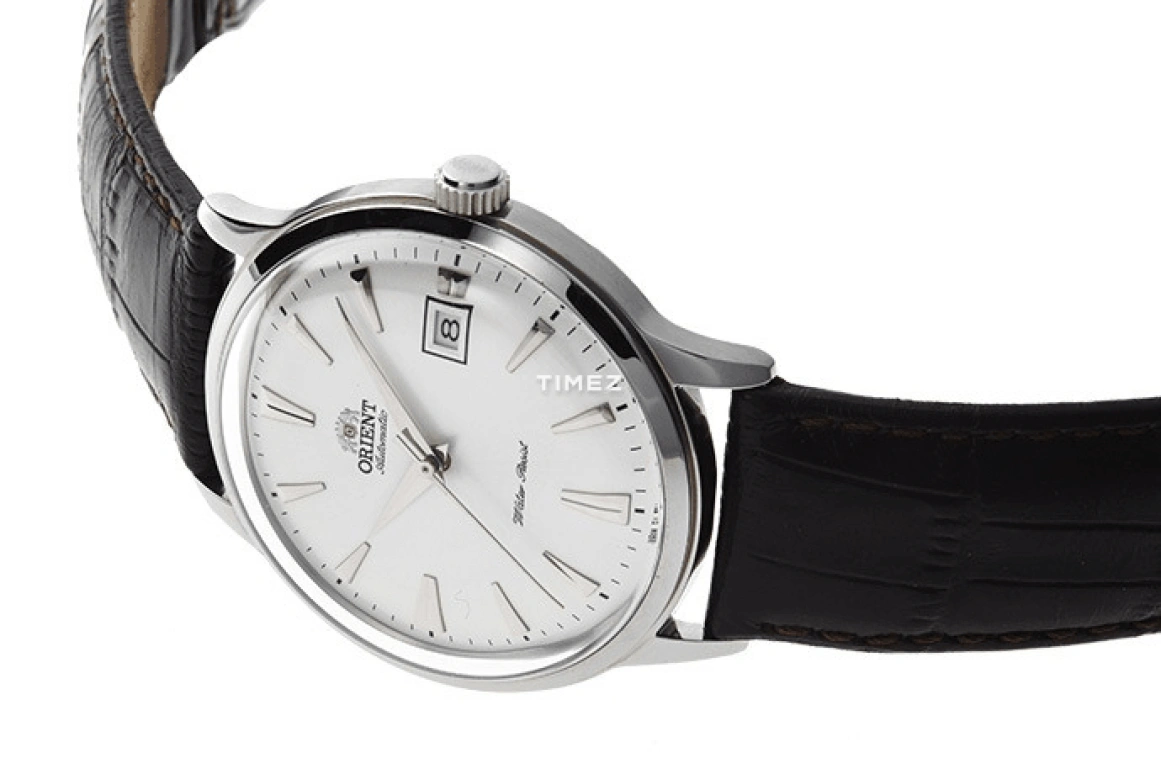 Orient,Classic 40.50mm,40.50mm,Stainless Steel,White,Silver,Automatic,Day,Sapphire,Crystal Glass,AC00005W
