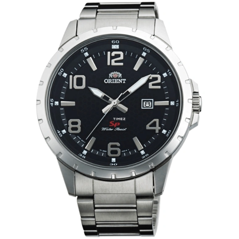 Orient,Sports 43.90mm,43.90mm,Stainless Steel,Black,Quartz,Day,Glass,FUNG3001B