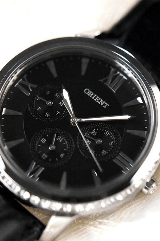 Orient,Other 39mm,39mm,Stainless Steel,Black,Quartz,Date,Day,FSW03004B