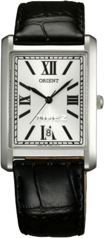 Orient,Other 27x39mm,27x39mm,Stainless Steel,White,Quartz,Day,Hardlex,Glass,SUNEL004W0