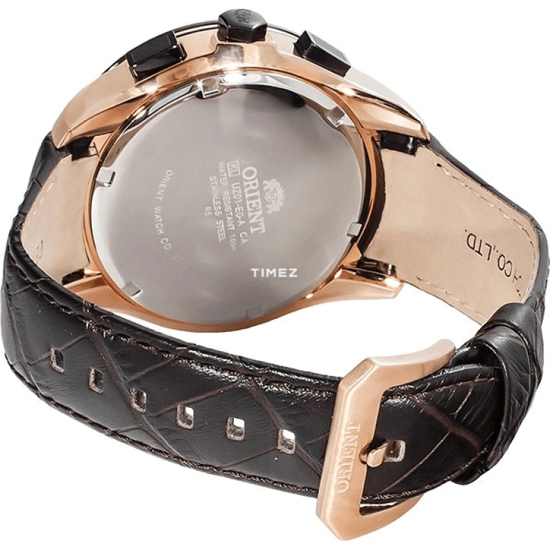 Orient,Sports 49mm,49mm,Stainless Steel,Black,Quartz,Date,Day,UZ01004B