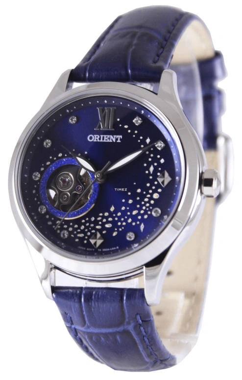 Orient,Other 36mm,36mm,Stainless Steel,Blue,Automatic,Hardlex,Glass,Round,FDB0A009D
