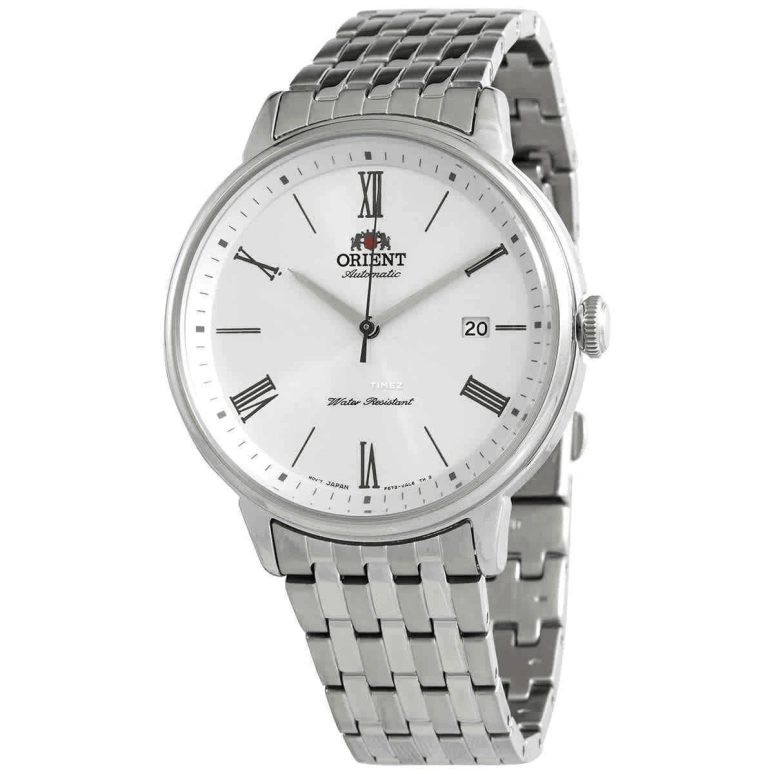 Orient,Classic 42.40mm,42.40mm,Stainless Steel,White,Automatic,Day,Glass,RA,RA-AC0J04S10B