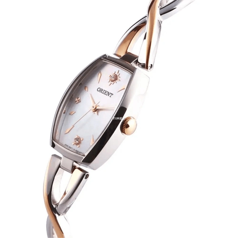 Orient,Other 31.30x19.20mm,31.30x19.20mm,Stainless Steel,White,Quartz,Glass,Tonneau,FUBUH002W