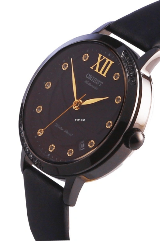 Orient,Other 36mm,36mm,Stainless Steel,Black,Automatic,Day,Sapphire,Crystal Glass,FER2H001B
