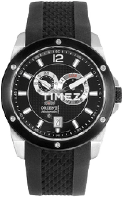 Orient,Sports ,Stainless Steel,Black,Automatic,Date,Day,SET0H001B0
