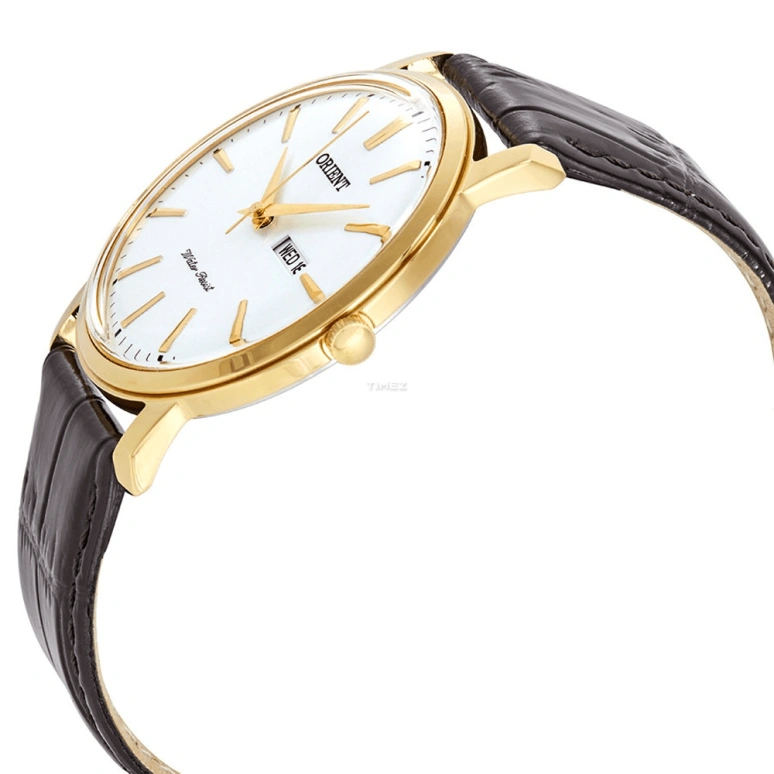 Orient,Other 40.50mm,40.50mm,Stainless Steel,White,Quartz,Date,Day,UG1R001W