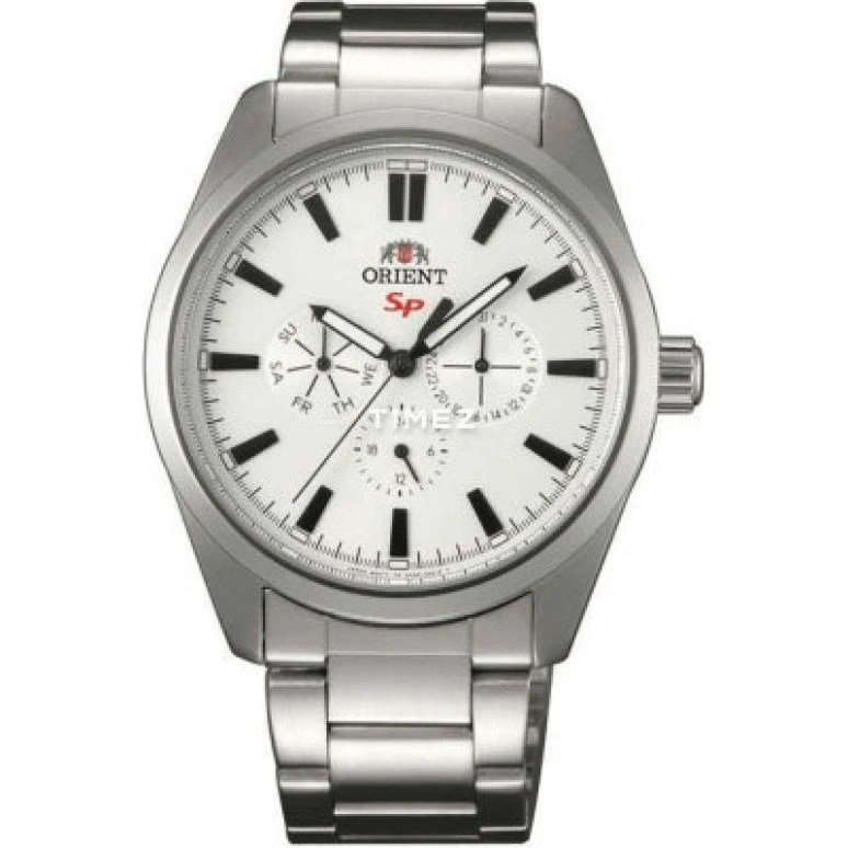 Orient,Other 42mm,42mm,Stainless Steel,White,Quartz,Date,Day,SUX00005W0