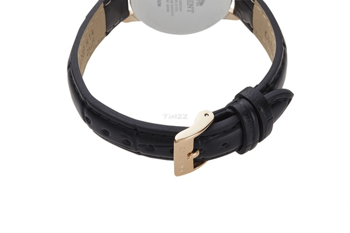 Orient,Other 30mm,30mm,Stainless Steel,Black,Quartz,Day,Glass,RF,RF-QA0007B