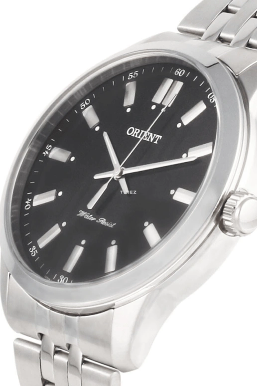 Orient,Sports 43mm,43mm,Stainless Steel,Black,Quartz,Glass,Round,FQC0U003B