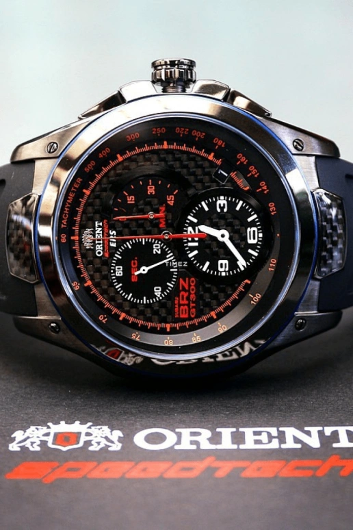 Orient,Sports 45mm,45mm,Stainless Steel,Black,Quartz,Chronograph,Day,Power Reserve Indicator,SKT00003B