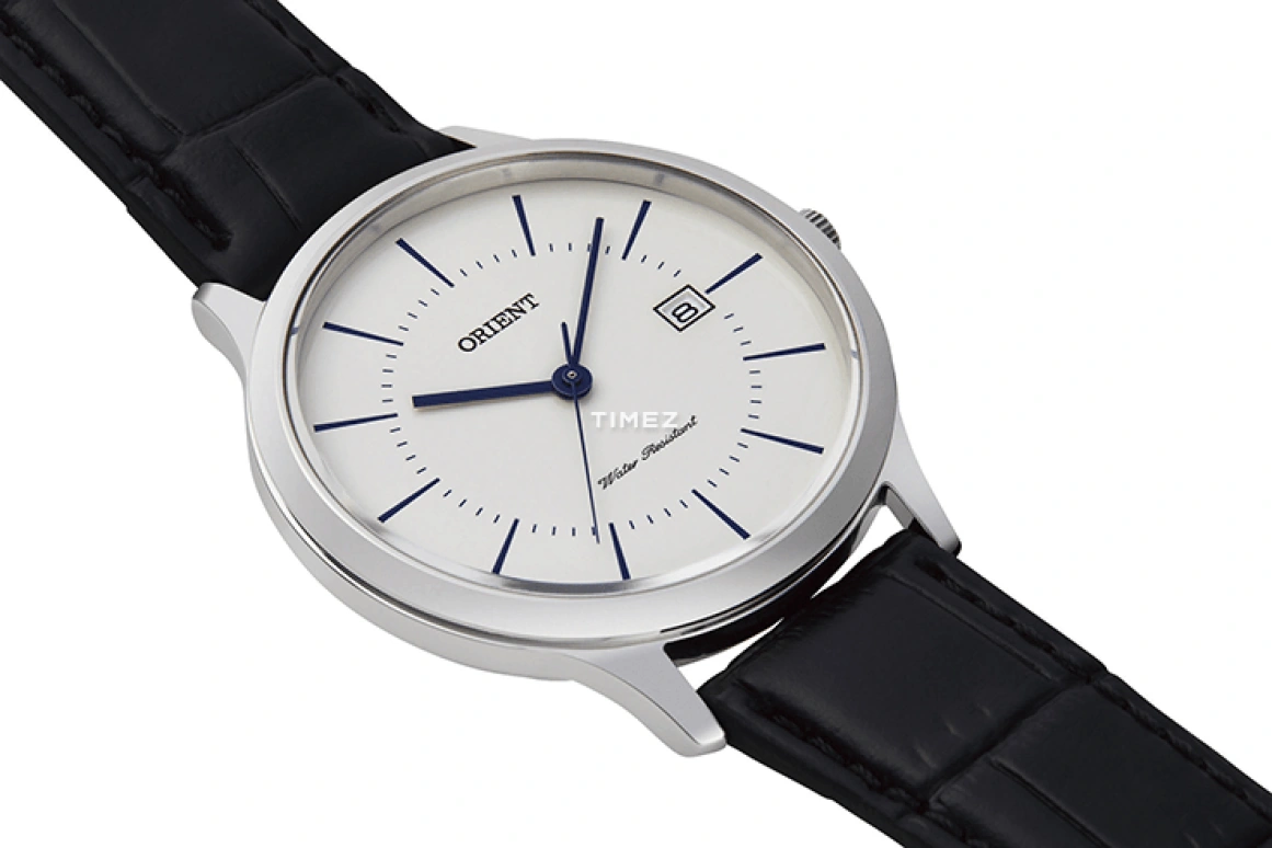 Orient,Classic 39mm,39mm,Stainless Steel,White,Quartz,Day,Glass,RF,RF-QD0006S