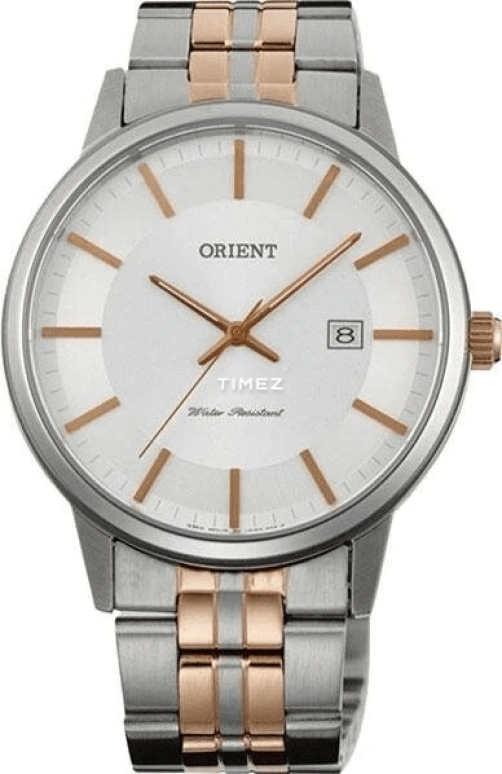 Orient,Other 40mm,40mm,Stainless Steel,White,Quartz,Day,Sapphire,Crystal Glass,FUNG8001W