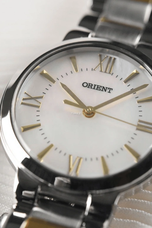 Orient,Other 30mm,30mm,Stainless Steel,White,Quartz,Hardlex,Glass,Round,FQC0N003W