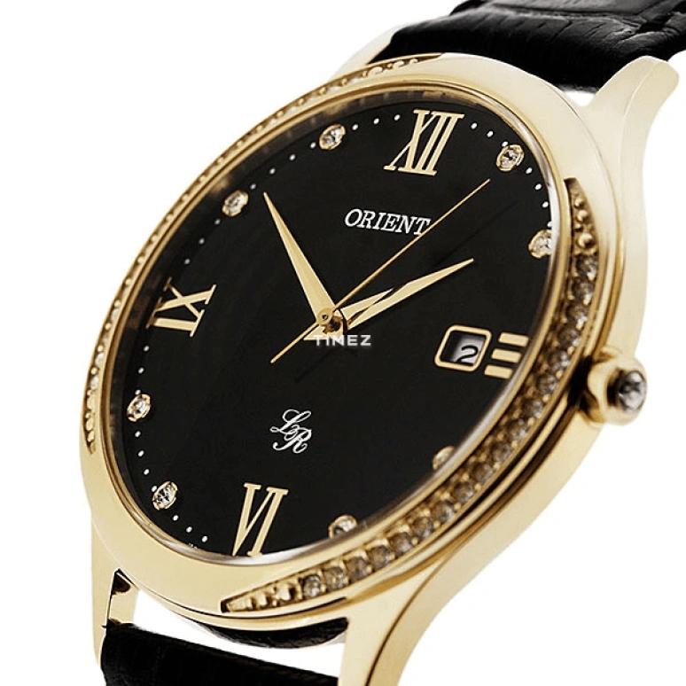 Orient,Other 36.50mm,36.50mm,Stainless Steel,Black,Quartz,Day,Hardlex,Glass,UNF8003B