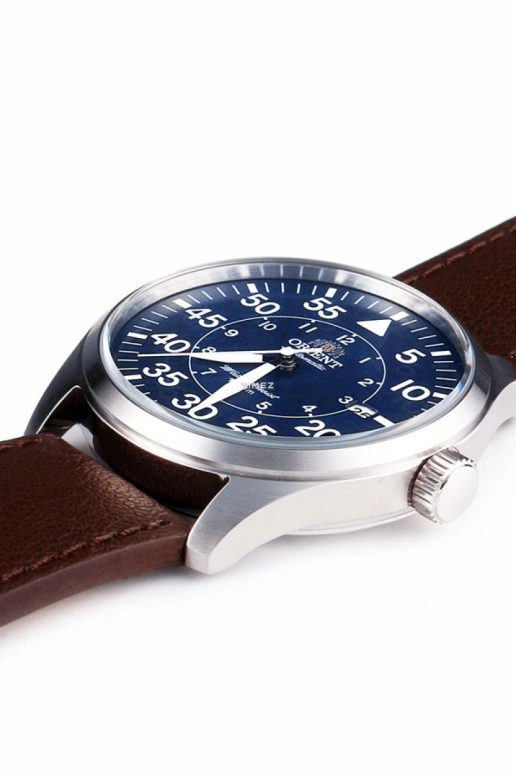 Orient,Other 42mm,42mm,Stainless Steel,Blue,Automatic,Day,Sapphire,Glass,FER2A004D