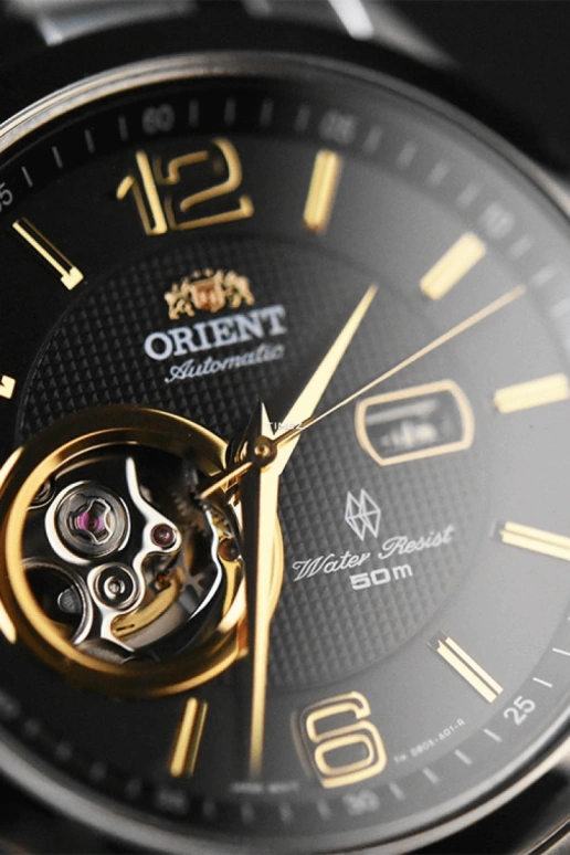 Orient,Classic 39mm,39mm,Stainless Steel,Black,Automatic,Day,Sapphire,Crystal Glass,FDB05002B