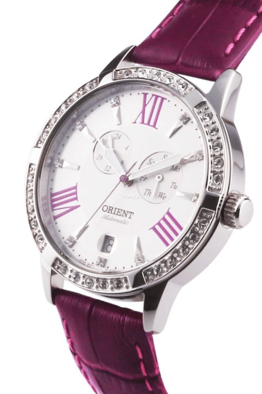 Orient,Other 37mm,37mm,Stainless Steel,White,Automatic,Date,Day,FET0Y004W