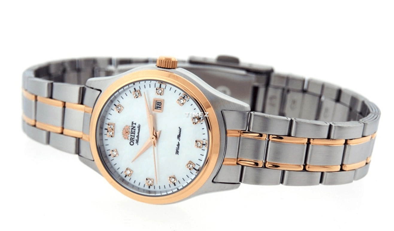 Orient,Other 31mm,31mm,Stainless Steel,White,Automatic,Day,Sapphire,Glass,NR1Q001W