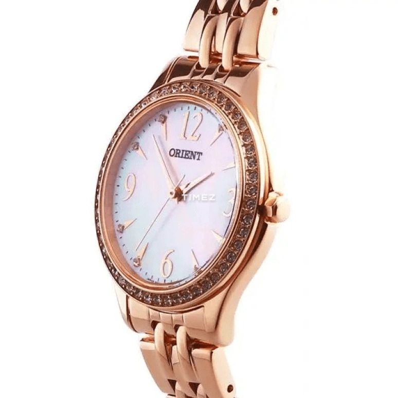 Orient,Other 30.30mm,30.30mm,Stainless Steel,White,Quartz,Glass,Round,FQC10001W