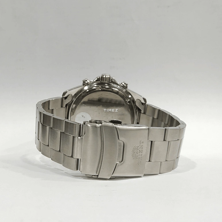 Orient,Sports 45mm,45mm,Stainless Steel,Black,Quartz,Chronograph,Day,STT11002B0