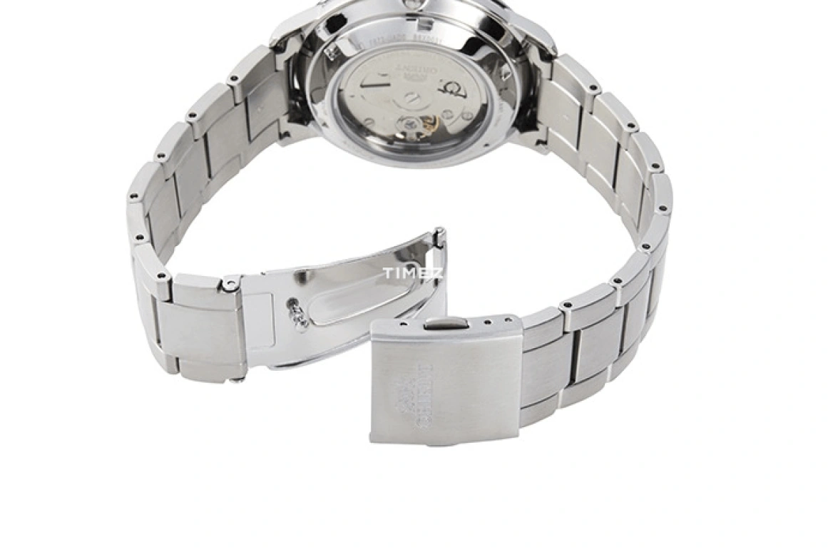 Orient,Other 40mm,40mm,Stainless Steel,White,Automatic,Day,Glass,RA,RA-AC0E02S