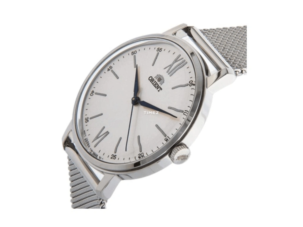 Orient,STAR 33.80mm,33.80mm,Stainless Steel,White,Quartz,Glass,Round,RA,RA-QC1702S10B