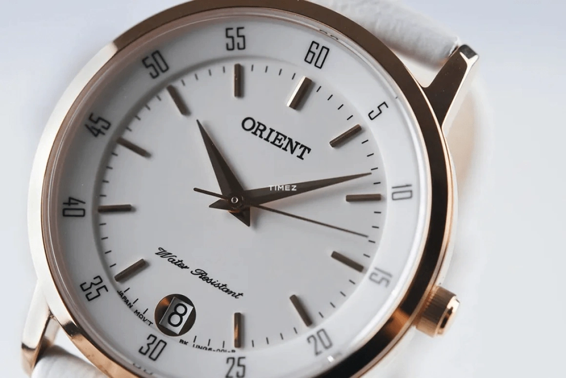 Orient,Other 31mm,31mm,Stainless Steel,White,Quartz,Day,Sapphire,FUNG6002W