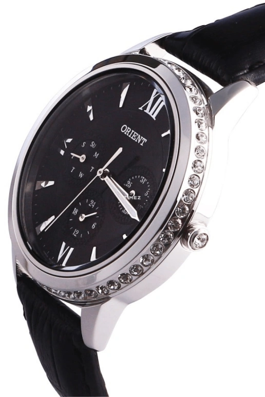 Orient,Other 39mm,39mm,Stainless Steel,Black,Quartz,Date,Day,FSW03004B