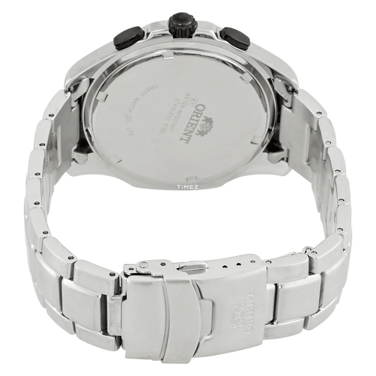 Orient,Sports 47mm,47mm,Stainless Steel,Blue,Quartz,Chronograph,Date,Day,Dule Time,Glass,Round,FSY00002D