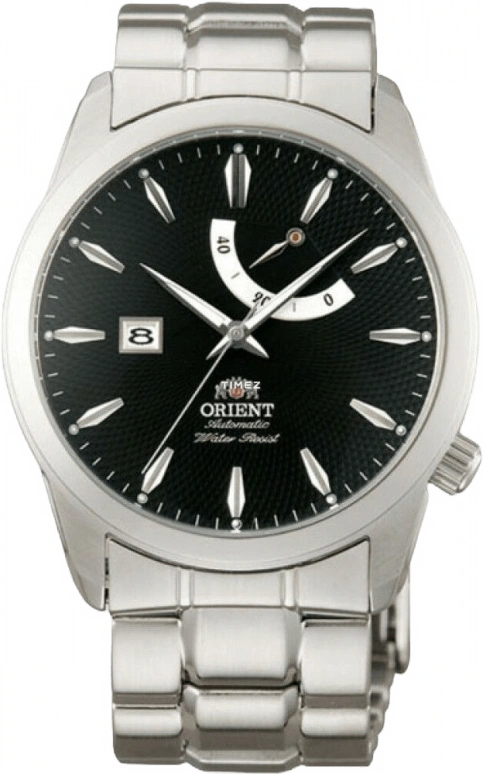 Orient,Other 40mm,40mm,Stainless Steel,Black,Automatic,Day,Power Reserve Indicator,SFD0E001B0