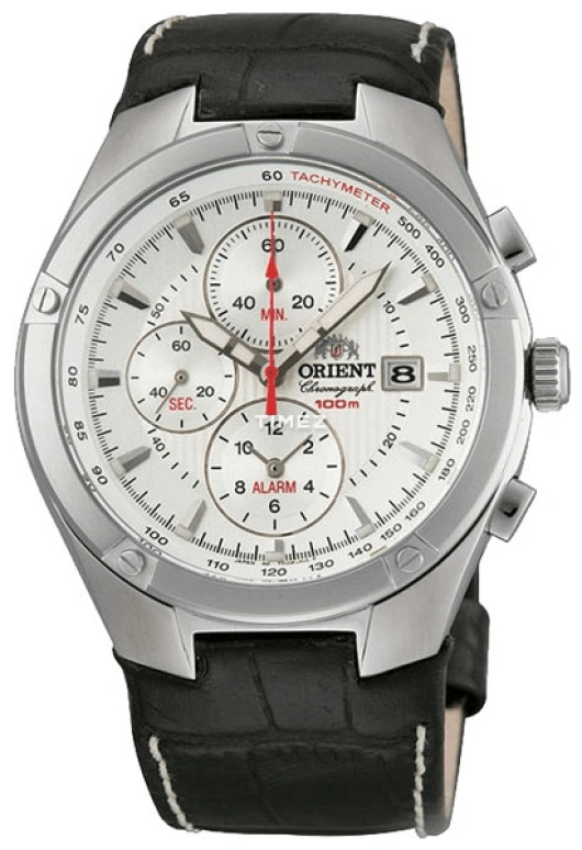 Orient,Sports 42.50mm,42.50mm,Stainless Steel,White,Quartz,Chronograph,Day,TD0P004W