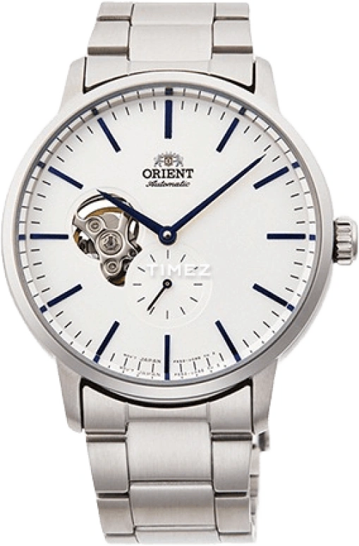Orient,Classic 40mm,40mm,Stainless Steel,White,Automatic,Glass,Round,RA,RA-AR0102S