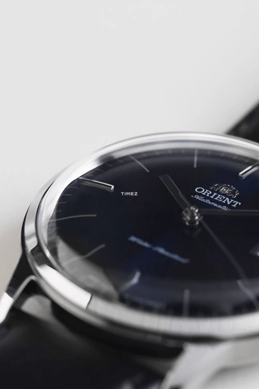 Orient,Classic 40.50mm,40.50mm,Stainless Steel,Blue,Automatic,Day,Sapphire,Crystal Glass,AC0000DD