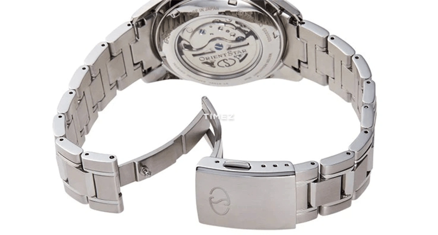 Orient,STAR 41mm,41mm,Stainless Steel,White,Handwound,Power Reserve Indicator,Sapphire,RE,RE-HJ0001S00B
