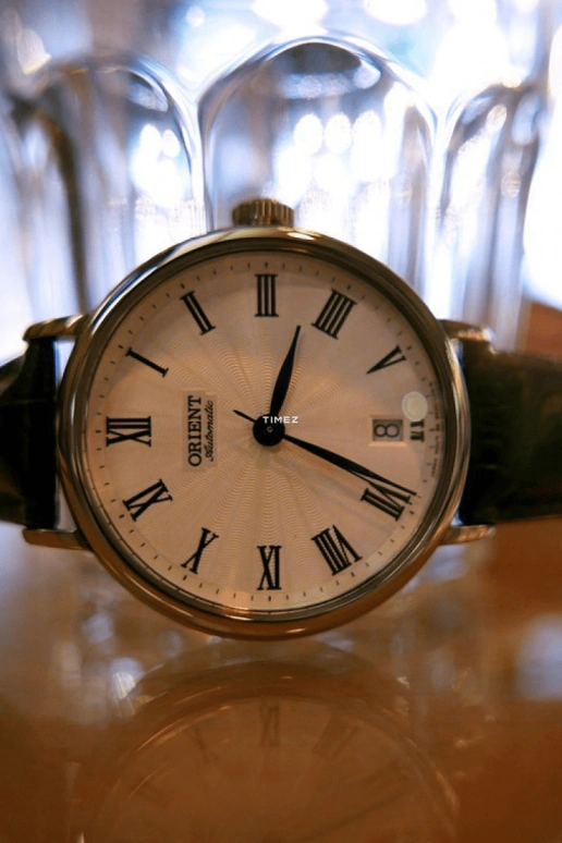 Orient,Other 37.50mm,37.50mm,Stainless Steel,White,Automatic,Day,Sapphire,Crystal Glass,FER2K004W