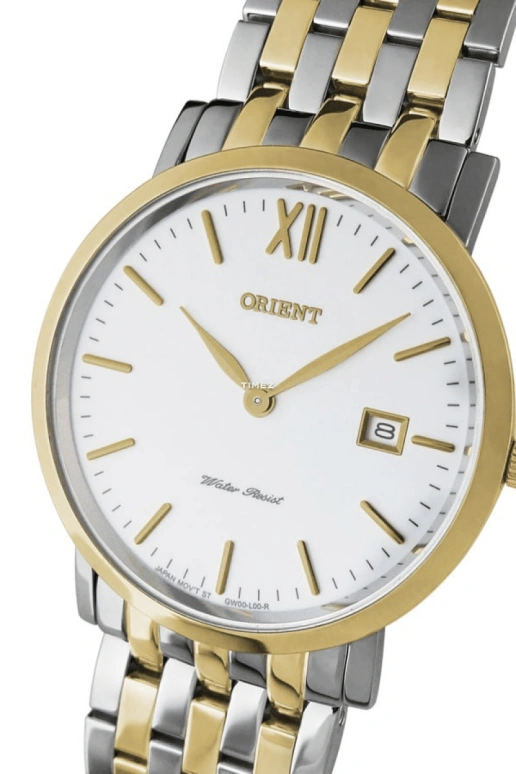 Orient,Other 36mm,36mm,Stainless Steel,White,Quartz,Day,Sapphire,Crystal Glass,FGW00003W