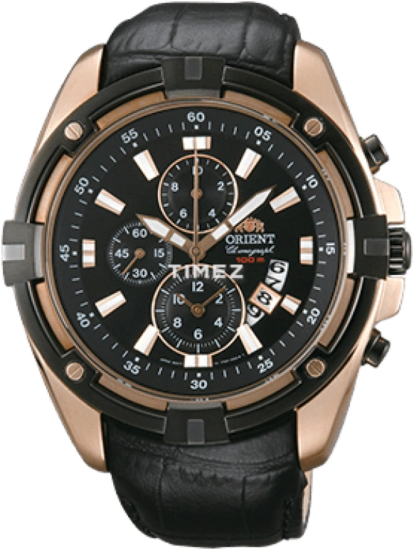 Orient,Sports 48mm,48mm,Stainless Steel,Black,Quartz,Chronograph,Day,TT0Y004B