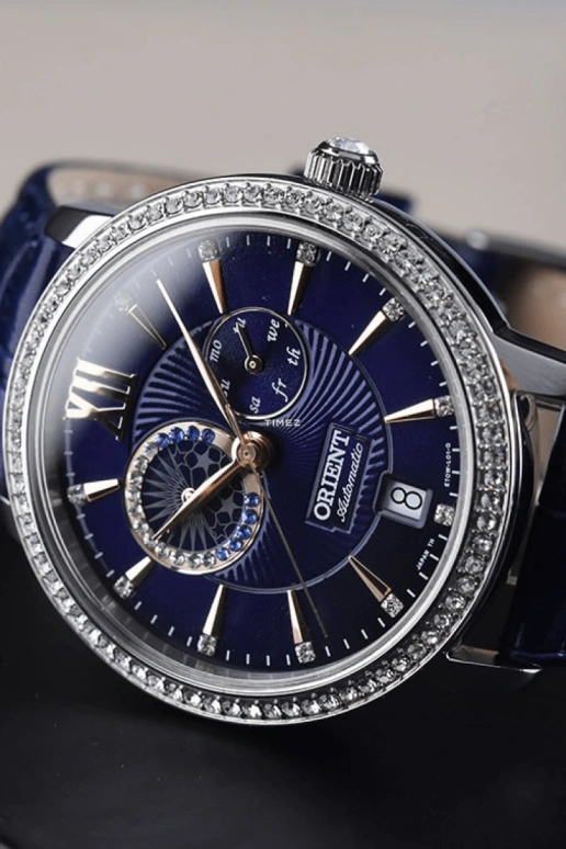 Orient,Other 36.50mm,36.50mm,Stainless Steel,Blue,Automatic,Date,Day,SET0W002D