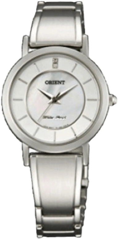 Orient,Other 28mm,28mm,Stainless Steel,White,Quartz,Sapphire,Crystal Glass,Round,SUB96005W0