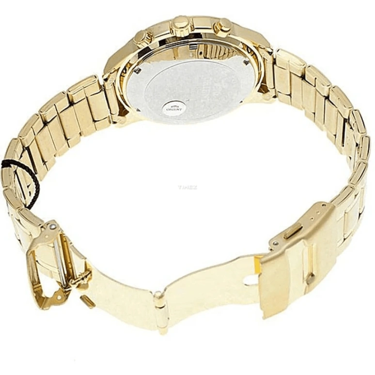 Orient,Sports 44mm,44mm,Stainless Steel,Black,Automatic,Perpetual Calendar,Month,Date,Day,Glass,Round,FEU07001B