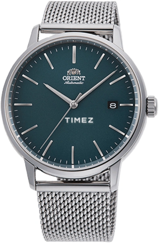 Orient,Contemporary 40mm,40mm,Stainless Steel,Green,Automatic,Day,Glass,RA,RA-AC0E06E