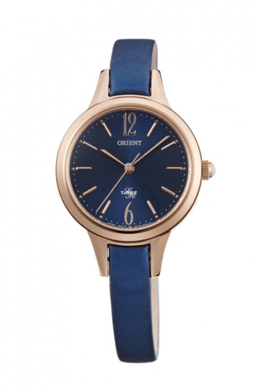 Orient,Other 28mm,28mm,Stainless Steel,Blue,Quartz,Glass,Round,FQC14004D