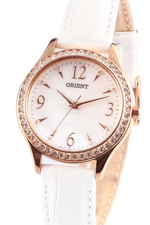 Orient,Other 30.30mm,30.30mm,Stainless Steel,White,Quartz,Glass,Round,FQC10005W