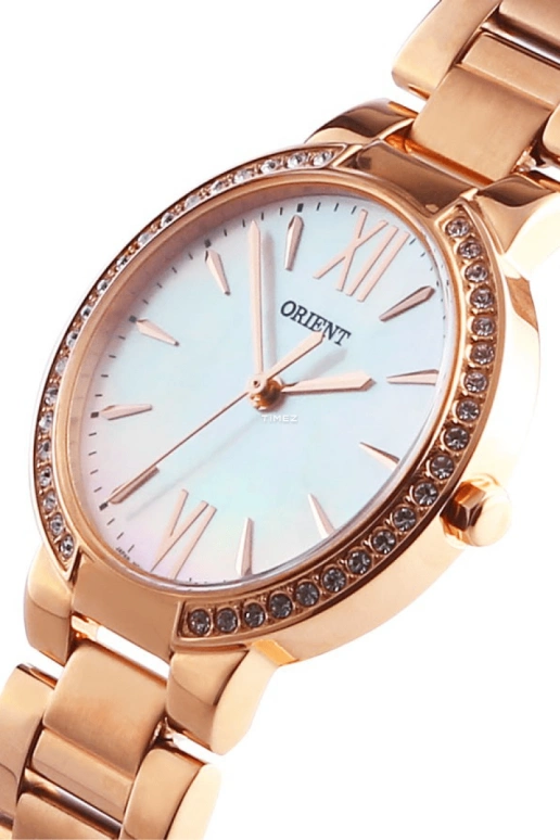 Orient,Other 30mm,30mm,Stainless Steel,White,Quartz,Hardlex,Glass,Round,FQC0M001W