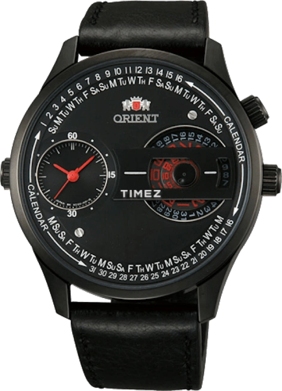 Orient,Other 43mm,43mm,Stainless Steel,Black,Automatic,Quartz,Date,Day,FXC00002B