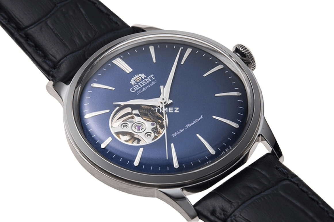 Orient,Classic 40.50mm,40.50mm,Stainless Steel,Blue,Automatic,Sapphire,Crystal Glass,Round,RA,RA-AG0005L