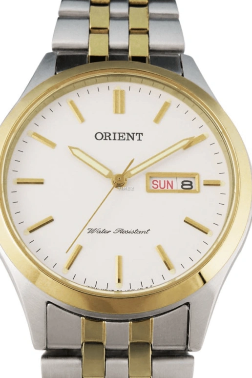 Orient,Other 37mm,37mm,Stainless Steel,White,Quartz,Date,Day,FUG1Y002W