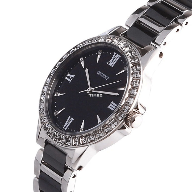 Orient,Classic 34mm,34mm,Stainless Steel,Black,Quartz,Sapphire,Crystal Glass,Round,FQC11003B